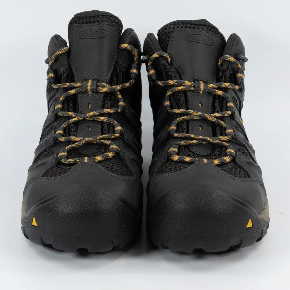 Keen Utility Lansing Mid Steel Toe Waterproof Raven Tawny Olive 1018079D Work